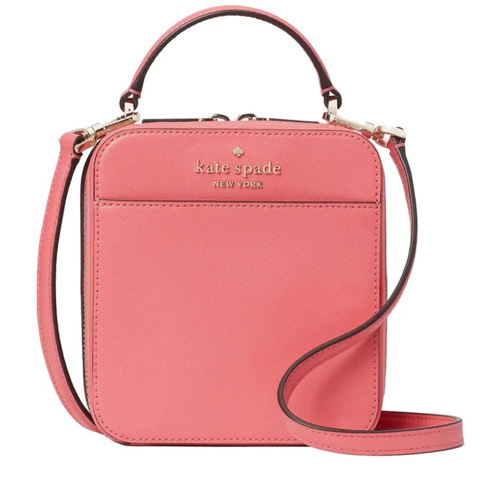 kate spade pink daisy vanity crossbody